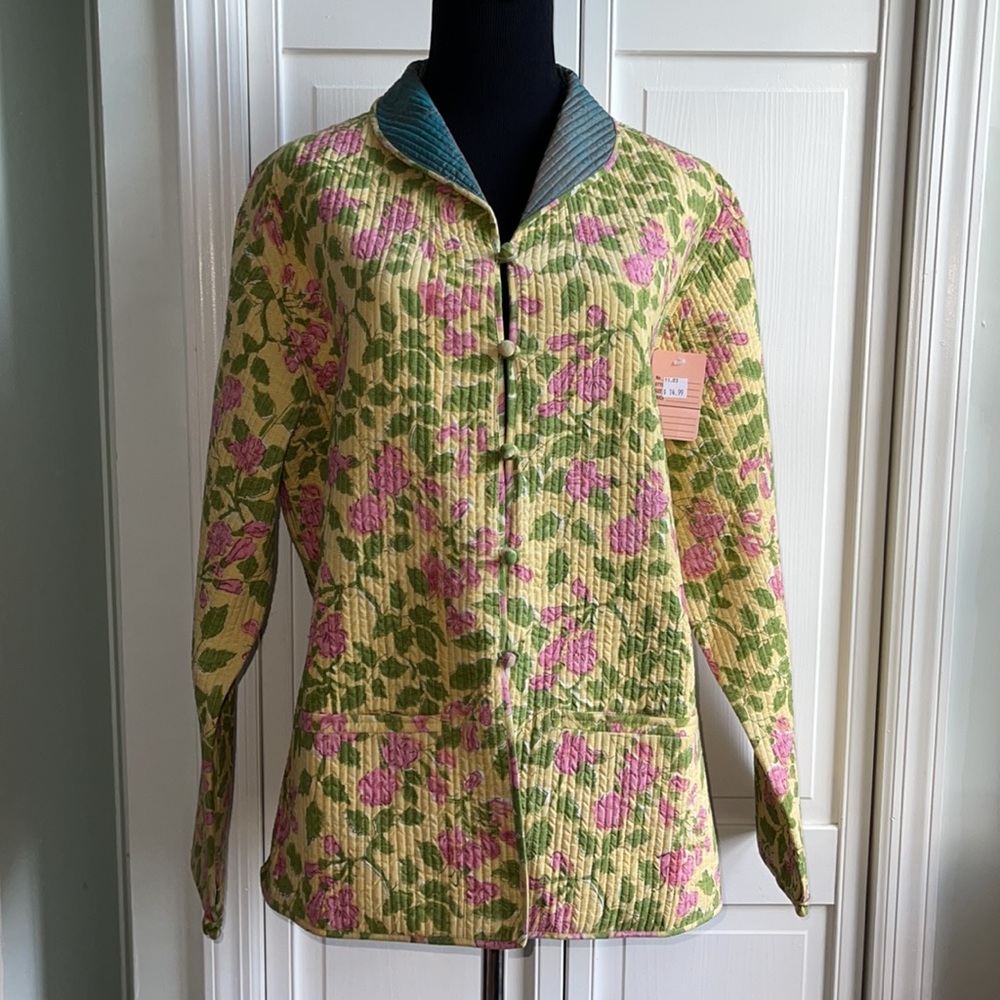 Sam Hilu reversible cotton coat